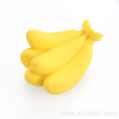 fruit shape latex squeaky pet dog toy